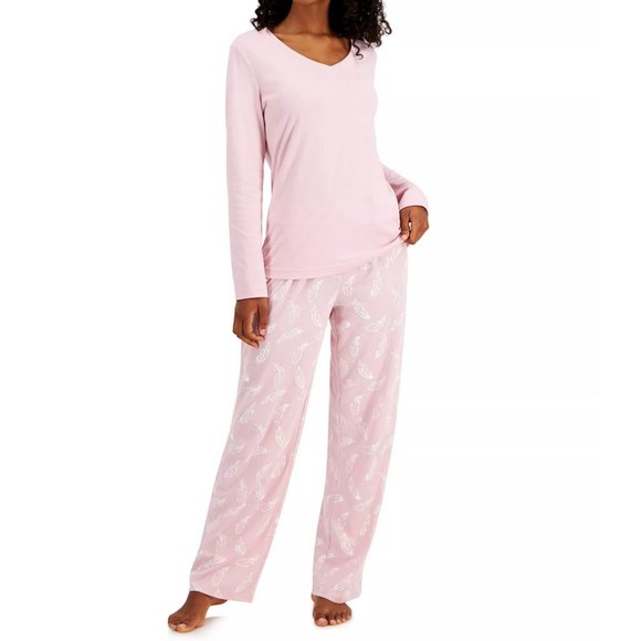Charter Club Intimates & Sleepwear Nwt 2pc Long Sleeve Cotton